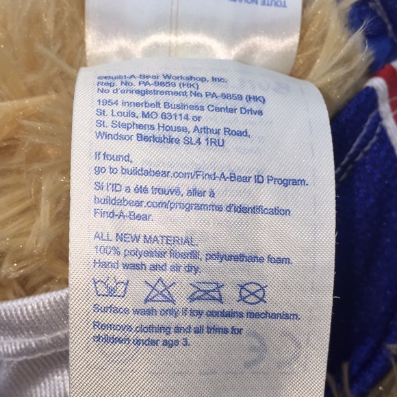 Build A Bear Workshop Brown Plush Stuffed Bear NBA Basketball Jersey and Shorts - Picture 8 of 9